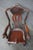 Late 20th Century Antique Horner Style Mahogany Carved Lion Arm Rocking Chair For Sale - Image 5 of 11