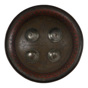 Indo Persian Engraved Dhal Metal Shield