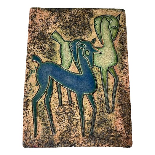 Dutch Earthenware Wall Tile attributed to Pieter Groeneveldt, Mid 20th Century For Sale