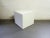 1960s Mid Century Modern Accent White Cube Table For Sale In New York - Image 6 of 6