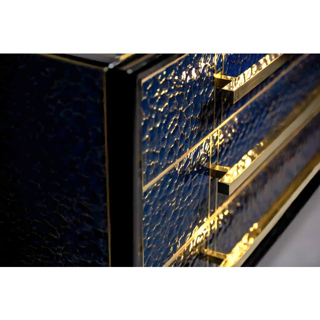 Sapphire Blue Murano Glass Chest of Drawers from Justfurnituress For Sale - Image 16 of 18
