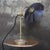 1950s French Purple Brown Enamel and Brass Desk Light For Sale - Image 5 of 8