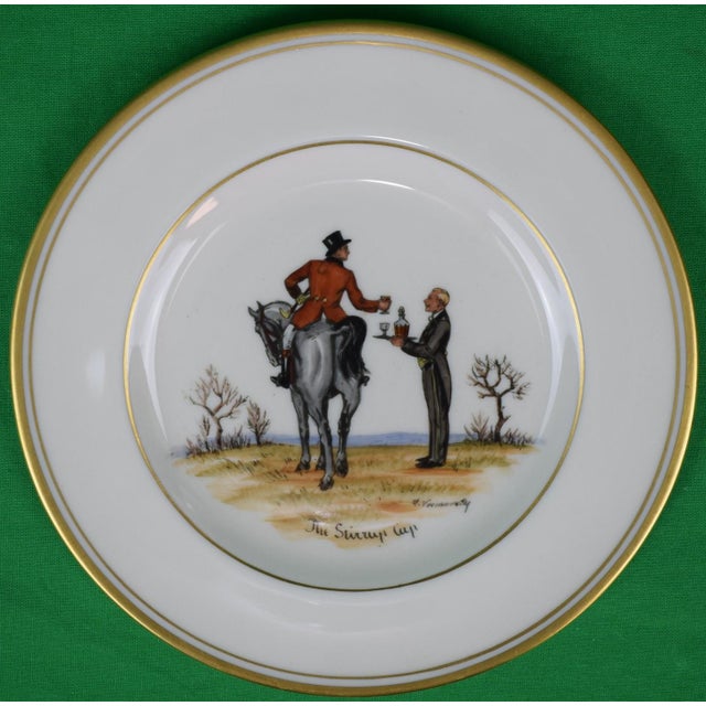 Set X 11 Frank Vosmansky X Abercrombie & Fitch Porcelain Bread Plates For Sale In New York - Image 6 of 14