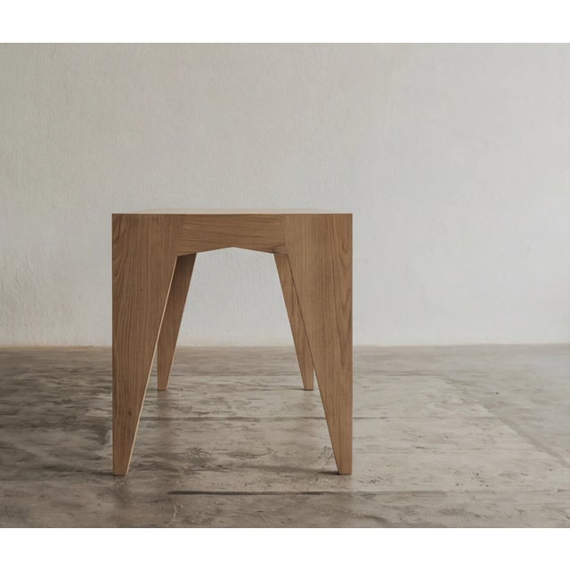Wood Cliff Series Burö Desk by Marc Geneix Design For Sale - Image 7 of 11