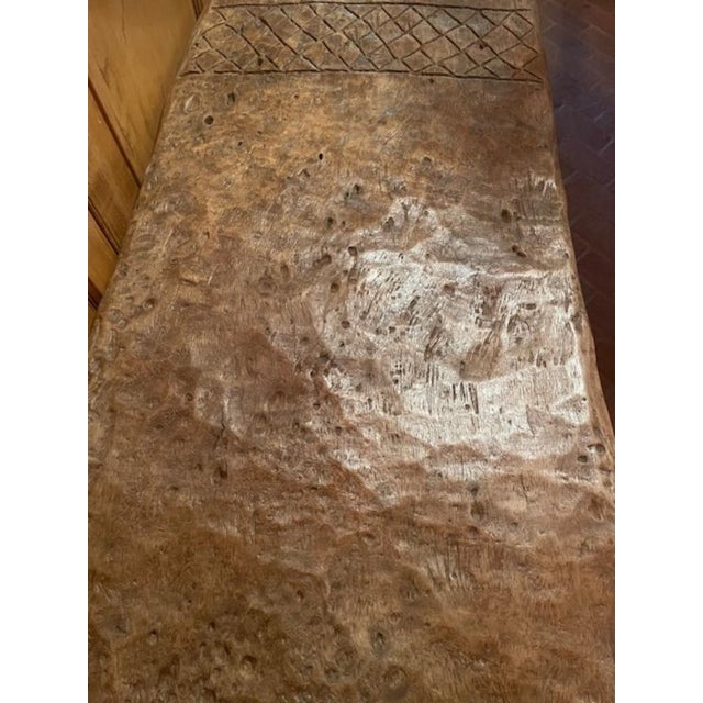 1960s Carved Wooden Swing Hut Door Batonga Zambezi Africa Tribal For Sale - Image 4 of 12