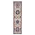 21st Century Wool Afghan Sultanabad 3x12 Ivory, Red, & Blue Handmade Runner Rug #1143666 For Sale