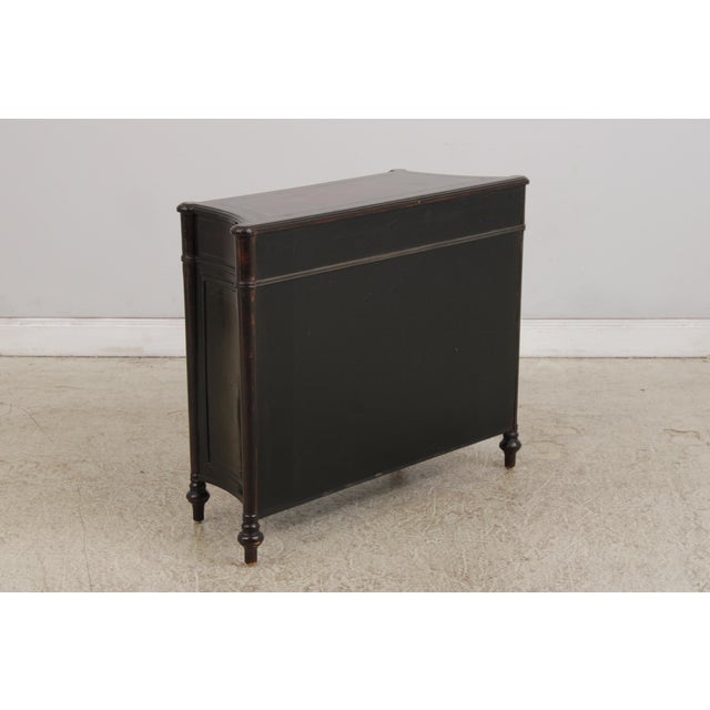 Maitland Smith Leather Wrapped Book Spline Console Cabinet For Sale - Image 17 of 18