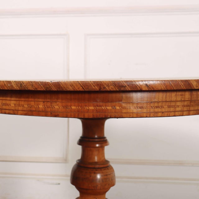 Swedish Centre Table in Birch For Sale - Image 3 of 12