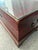 Mid 20th Century Red Leather Trunk on Wooden Stand For Sale - Image 16 of 16
