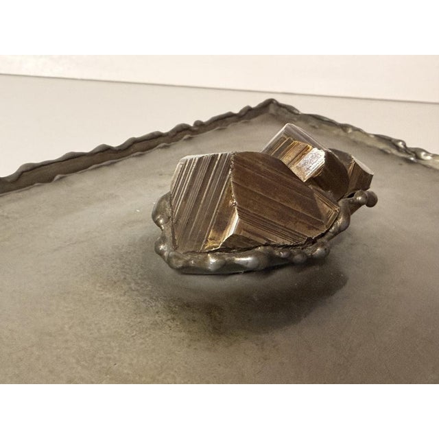 Vintage Handmade Rectangular Pewter Box by Attilio Nani, Italy, 1960s For Sale - Image 10 of 13