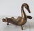 Vintage Footed Brass Swan Soap or Trinket Dish For Sale - Image 4 of 11