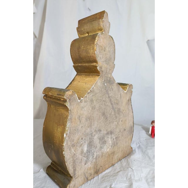 Antique Church Altarpiece with Fine Gold, 1800s For Sale - Image 4 of 6