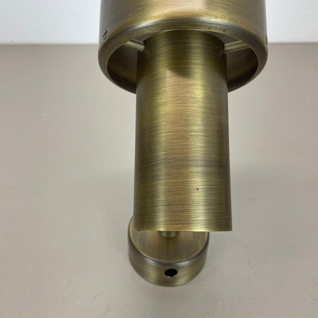 Minimalist Brass Tube Spot Wall Lights, Italy, 1970s, Set of 2 For Sale - Image 12 of 18