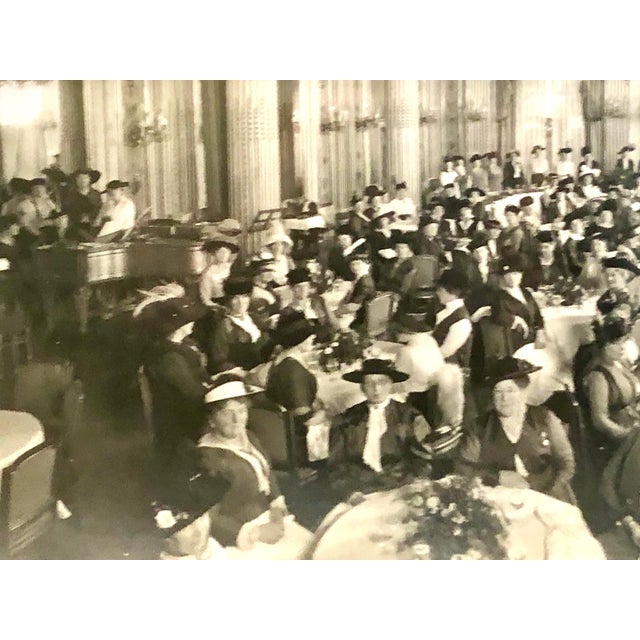 Photorealism Early 20th-Century San Francisco Swedish Ladies’ Luncheon Photo at Hotel St. Francis For Sale - Image 3 of 5