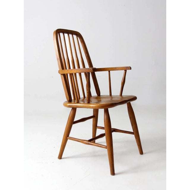 Mid-Century Cochrane Furniture Windsor Style Chair For Sale - Image 4 of 11