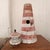 Whimsical and Unusual Folk Art American Hand made lighthouse / birdhouse. Original red, white and black paint. c 1940...