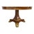 South African Custom Made Pierre Cronje Flame Mahogany & Gilt Wood Round Table For Sale - Image 4 of 8