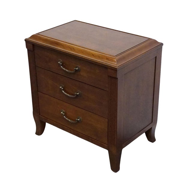 ETHAN ALLEN Maison Collection Solid Cherry Traditional Style 23" Nightstand 25-9405 - 295 Sable Finish 23.5" High 23" Wide...