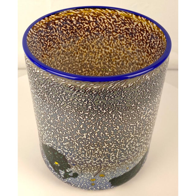 Kosta Boda Kosta Boda Glass Vase or Planter Signed Bertil Vallien For Sale - Image 4 of 6