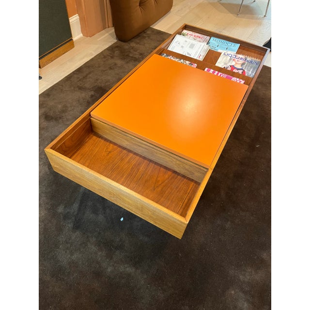 Brown 1950s Milo Baugman Walnut Coffee Table For Sale - Image 8 of 12