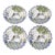 Set of 4 Andrea by Sadek Portuguese Majolica Style Leaping Hare Plates For Sale