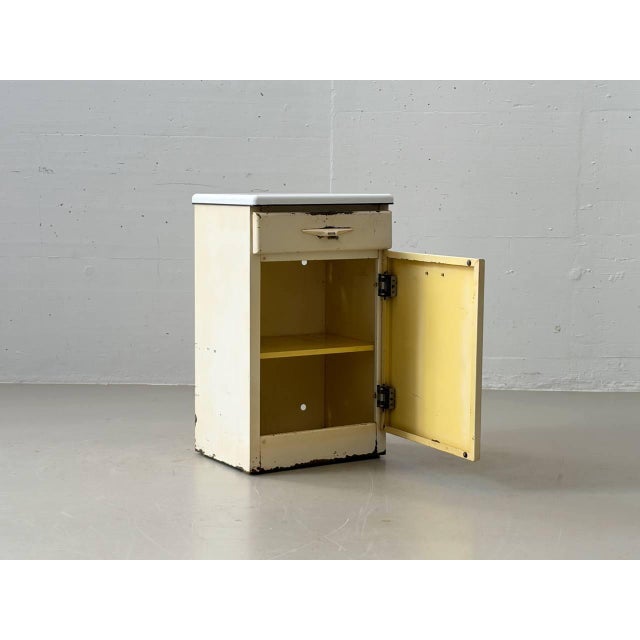 Industrial Steel Sheet Chest of Drawers by R. Daurat, France, 1950s For Sale - Image 15 of 18