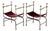 Spanish Bronze & Wrought Iron Savonarola Chairs a Pair For Sale