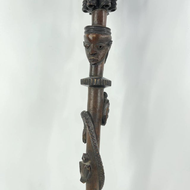 African Early 20th Century Pende Staff MATTER COLLECTION For Sale - Image 3 of 8