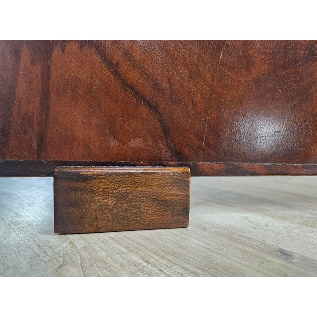 Art Deco Walnut Bed, 1940 For Sale - Image 6 of 18