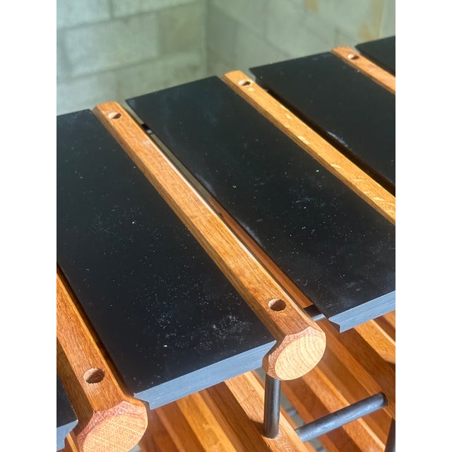 Wood 1960s Monumental Danish Modular Wine Rack After Richard Nissen for Nissen Langaa For Sale - Image 7 of 11