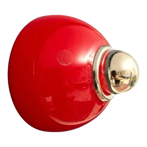 1960s Red Murano Sconce by Vistosi