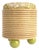 Disco Pouf in Tinted Rattan and HR Foam by Popus Editions For Sale