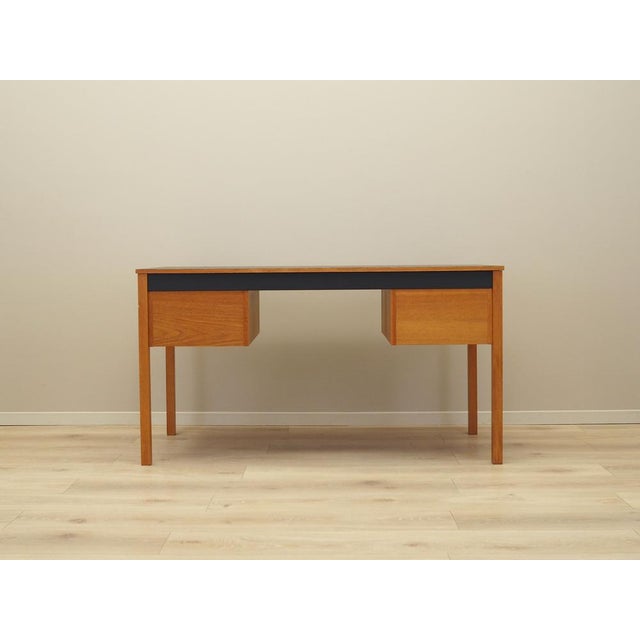 Wood Danish Ash Desk, 1970s For Sale - Image 7 of 17