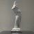 Vintage Modernist Abstract Figurative Plaster Sculpture by Tony Trezza (Ca. 1960) For Sale - Image 4 of 13