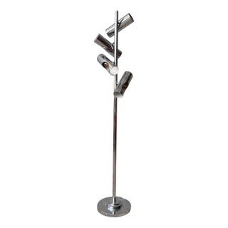 Chrome Floor Lamp by Goffredo Reggiani for Reggiani, 1970s For Sale
