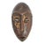 Vintage Mid 20th Century Wood Carved Lega Mask For Sale