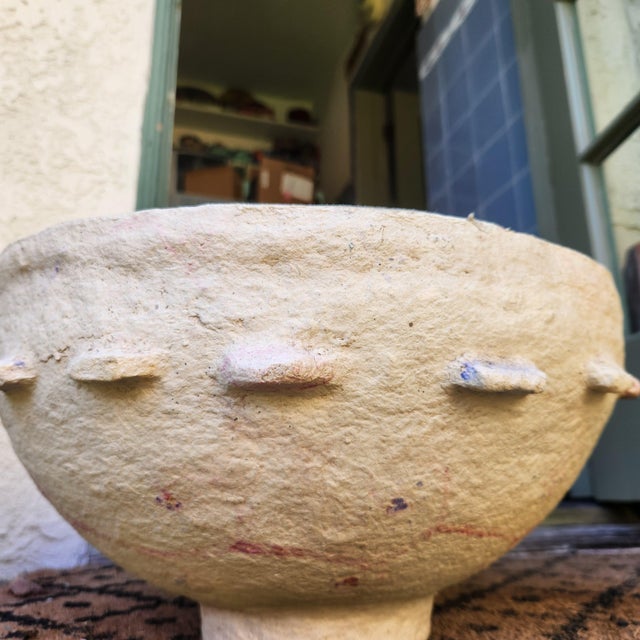 A very old papier mache bowl. Hand made in India circa 1940