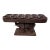 VTG African Hand Carved Elephant Mancala Wooden Game Board Folk Art Signed For Sale