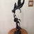 The product is a mid-century tall brutalist welded steel sculpture, untitled unsigned .This sculpture, made of metal,...
