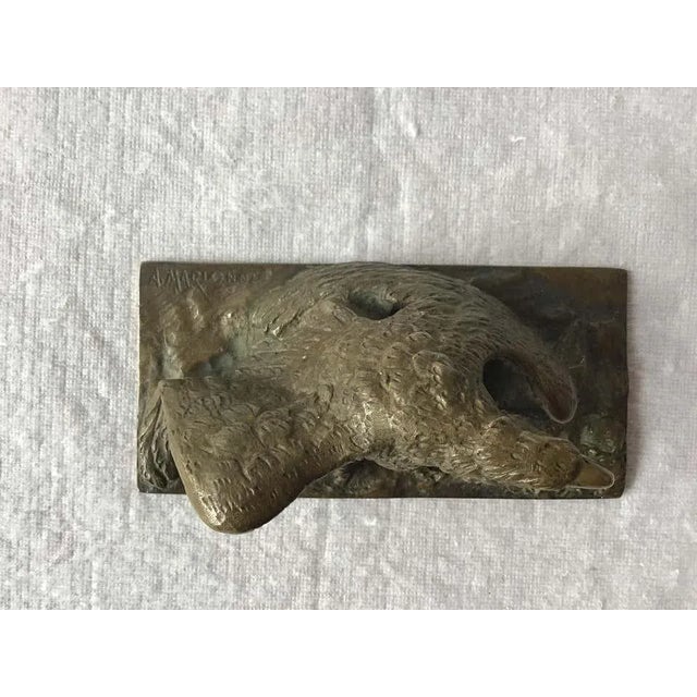 1880s Bronze Eagle by A. Marionnet For Sale - Image 10 of 12