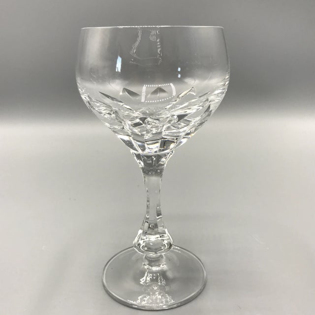 Vintage set of 8 cut crystal cordials by Gorham. The pattern is Isabella. This set is so beautiful and will be a wonderful...