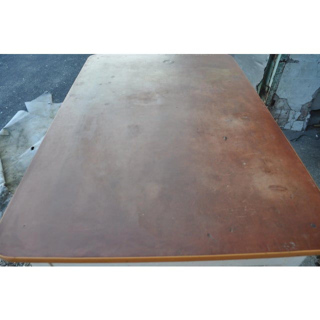 Vintage Rustic Table with 2 Basins, 1940s For Sale - Image 6 of 8