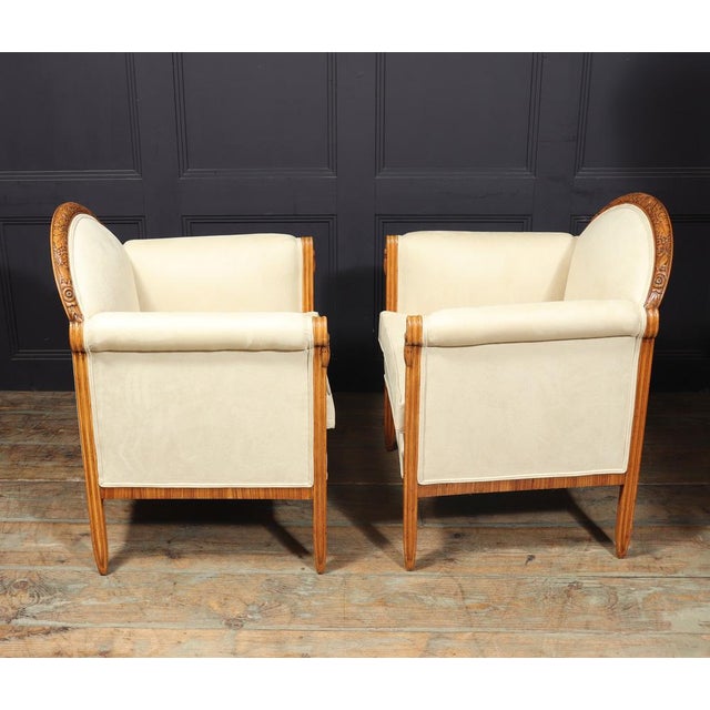 1920s Set of French Art Deco Armchairs by Paul Follot, 1925 For Sale - Image 5 of 18