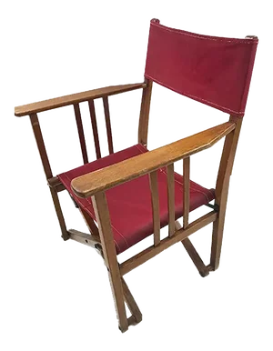 Vintage Oak & Canvas Folding Directors, Garden or Safari Chair, 1950s