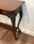 English Vintage Traditional Console Sofa Table With Drawer & Lower Shelf – Solid Wood For Sale - Image 3 of 9