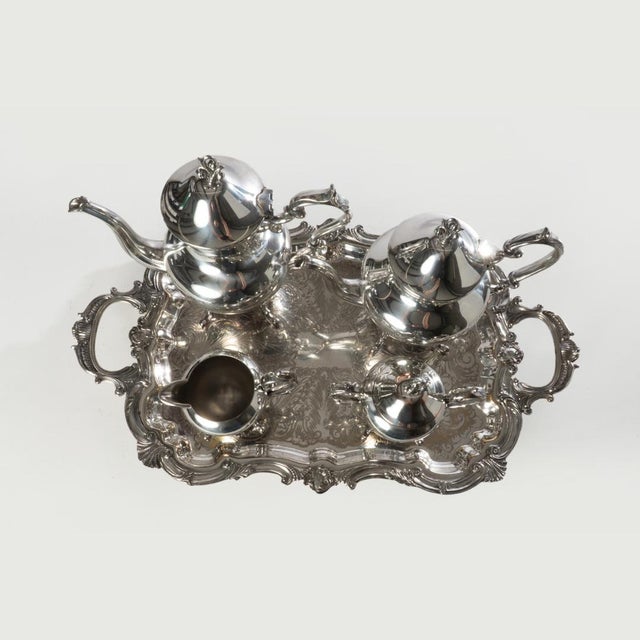 Silverplated on copper tea set. Beautifully made and crafted. Gret for special events or to display adding a classy shine...