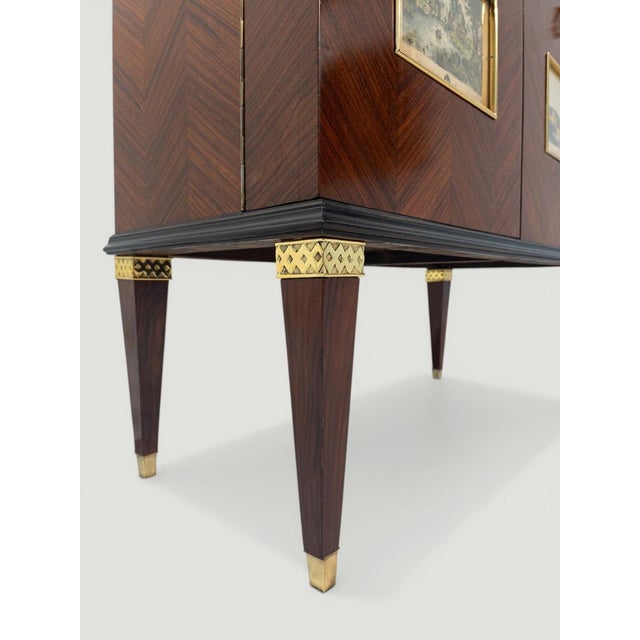 Mid-Century Modern Italian Bar Cabinet by Paolo Buffa, 1957 For Sale - Image 10 of 18
