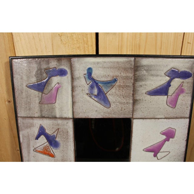 Mirror by Juliette Derel Vallauris, 1950s For Sale - Image 3 of 7