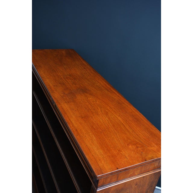Antique Victorian Walnut Open Bookcase with Adjustable Shelves, 1880 For Sale - Image 13 of 18