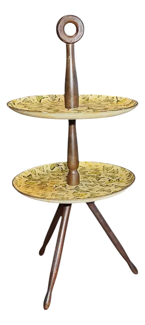 1930s TwoTier Butterfly Serving Butler